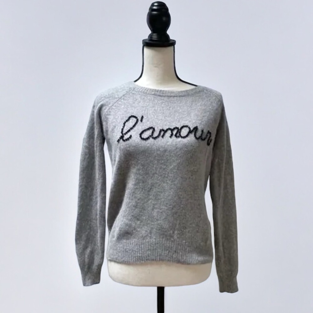 Etam Gray Pullover Sweater, Size M